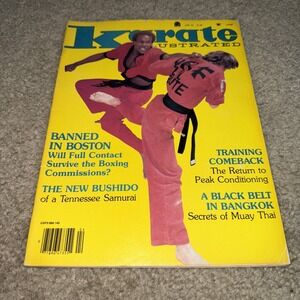 Karate Illustrated Magazine April 1981 Vol 12 #4 Steve "Nasty" Anderson Cover VG